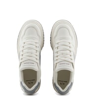ARMANI EXCHANGE A|X Sneaker mit kontrastierendem Seitenband gebrochenes Wei&szlig; + neutrales Grau - Herrenschuhe - 3