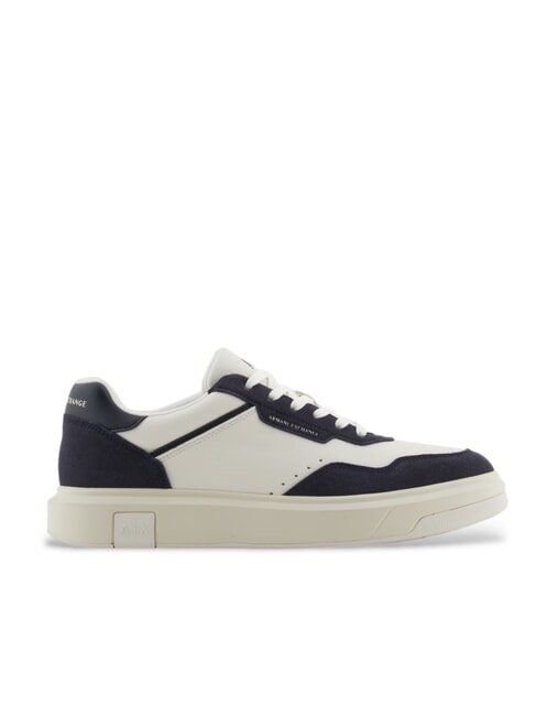 A|X Turnschuhe gebrochenes Wei&szlig; + dunkles Marineblau - Herrenschuhe