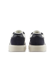 ARMANI EXCHANGE A|X Turnschuhe gebrochenes Wei&szlig; + dunkles Marineblau - Herrenschuhe - 5