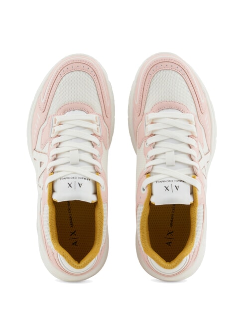 A|X Chunky Sneaker mit Mesh-Eins&auml;tzen Hellrosa + Cremewei&szlig; - Damenschuhe