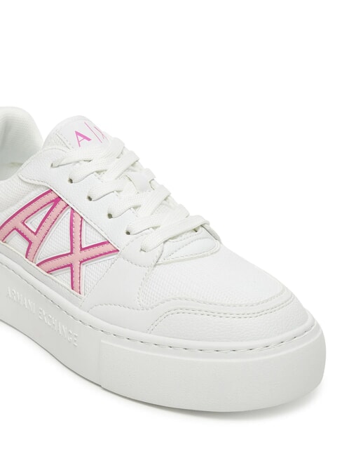 A|X Sneaker mit kontrastierendem Logo op.wei&szlig;+rosa - Damenschuhe