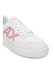 ARMANI EXCHANGE A|X Sneaker mit kontrastierendem Logo op.wei&szlig;+rosa - Damenschuhe - 3