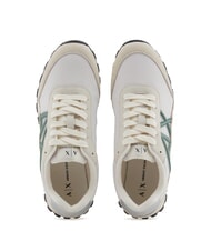 ARMANI EXCHANGE A|X Mesh-Sneaker mit kontrastierendem Logo lgt mirage+d.f.green - Damenschuhe - 3
