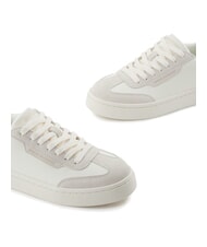 ARMANI EXCHANGE A|X Sneaker mit Kontrastdetail cremewei&szlig;+hellrosa - Damenschuhe - 4