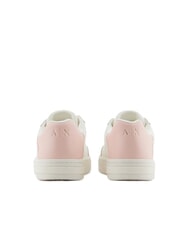 ARMANI EXCHANGE A|X Sneaker mit Kontrastdetail cremewei&szlig;+hellrosa - Damenschuhe - 5