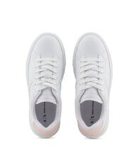 ARMANI EXCHANGE A|X Turnschuhe op.wei&szlig;+hellrosa - Damenschuhe - 5
