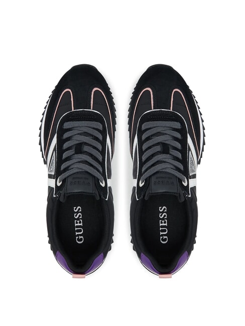 BAIL Runner-Sneakers aus gemischtem Leder SCHWARZ - Damenschuhe