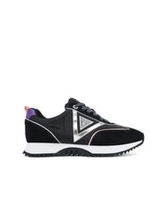 GUESS BAIL Runner-Sneakers aus gemischtem Leder SCHWARZ - Damenschuhe - 2