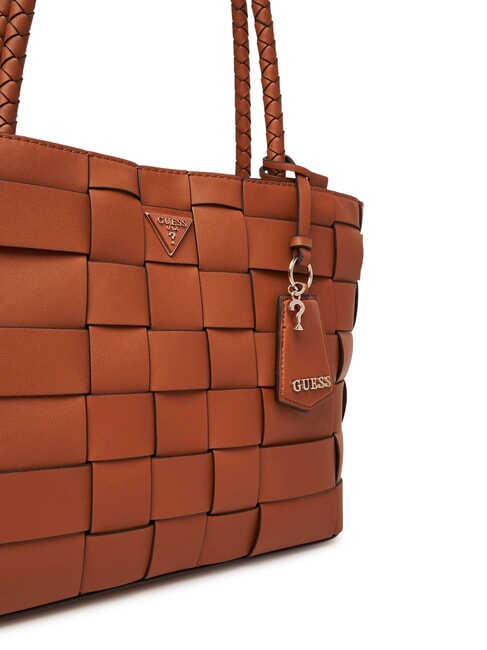 MAYLEE Gewebte Einkaufstasche Karamell - Damentaschen