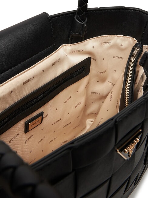 MAYLEE Gewebte Einkaufstasche SCHWARZ - Damentaschen