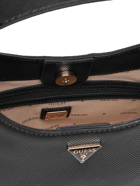 GIULLY 2 Tasche mit Saffiano-Print und Schultergurt SCHWARZ - Damentaschen