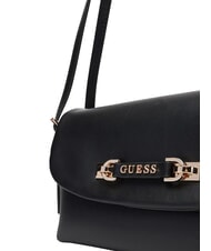 GUESS LEFIA Umh&auml;ngetasche mit &Uuml;berschlag SCHWARZ - Damentaschen - 3