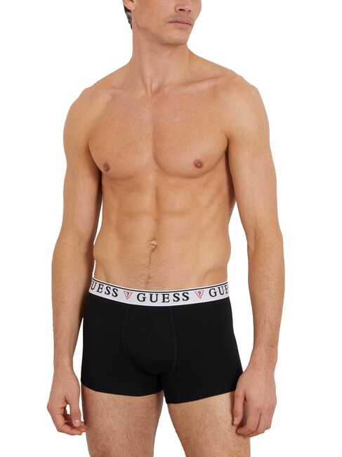 BRIAN HERO 3 Paar Boxershorts schwarz blau Kombination - Herrenslip