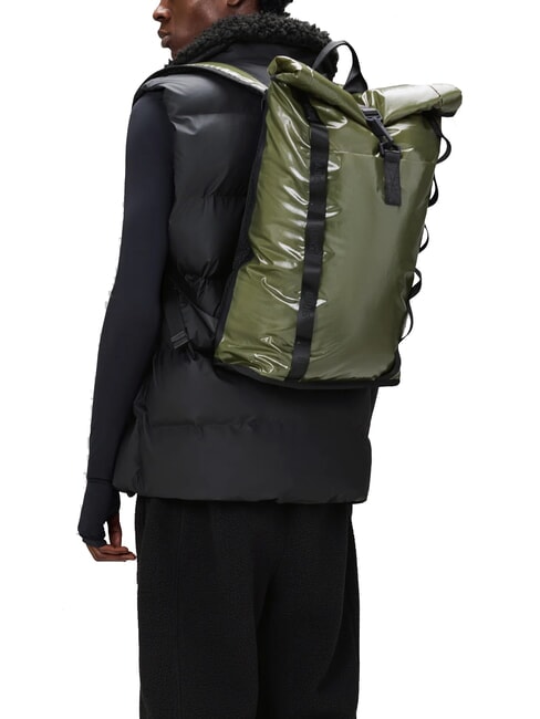 SIBU ROLLTOP  Wasserdichter Laptop-Rucksack 13" Sumpf - PC-Rucks&auml;cke