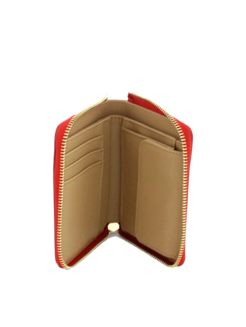 LOVE Mini-Geldb&ouml;rse mit Rundum-Rei&szlig;verschluss rot - Brieftaschen Damen