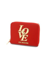 LOVE MOSCHINO LOVE Mini-Geldb&ouml;rse mit Rundum-Rei&szlig;verschluss rot - Brieftaschen Damen - 3