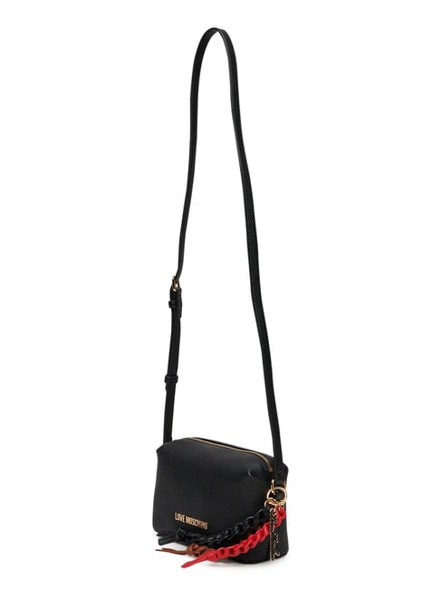 LEGACY Kameratasche mit Anh&auml;ngern Schwarz - Damentaschen