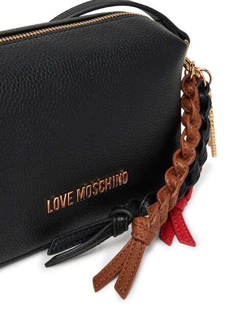 LEGACY Kameratasche mit Anh&auml;ngern Schwarz - Damentaschen