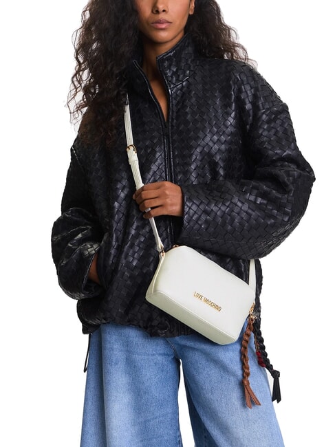 LEGACY Kameratasche mit Anh&auml;ngern Wei&szlig; - Damentaschen