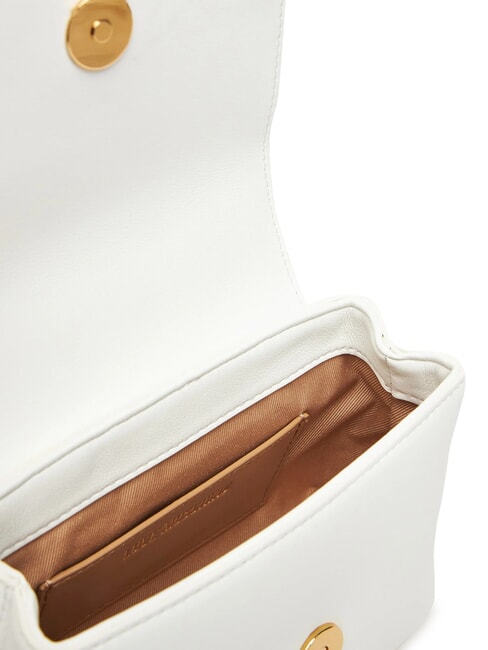 SPARKLE Mini-Tasche mit Schmuckstein-Applikationen Wei&szlig; - Damentaschen