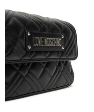 LOVE MOSCHINO QUILTED S Mini-Umh&auml;ngetasche Schwarz Schwarz - Damentaschen - 4
