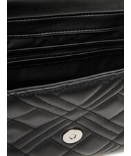 LOVE MOSCHINO QUILTED S Mini-Umh&auml;ngetasche Schwarz Schwarz - Damentaschen - 5