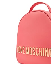 LOVE MOSCHINO LETTERING Rucksack Koralle - Damentaschen - 4