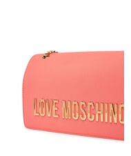 LOVE MOSCHINO LETTERING Schulter-/Umh&auml;ngetasche Koralle - Damentaschen - 3