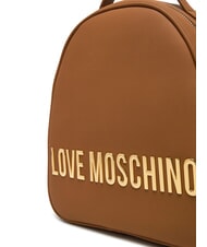 LOVE MOSCHINO LETTERING Rucksack Kamel - Damentaschen - 4