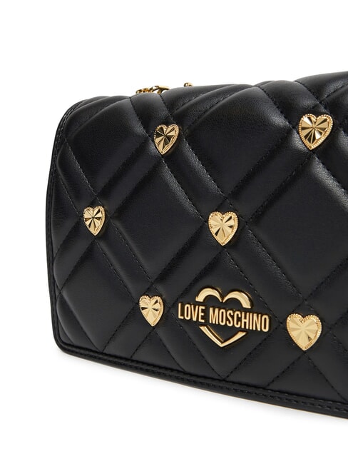 SWEET STUDS Umh&auml;ngetasche mit Kette Schwarz - Damentaschen