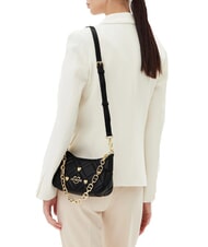 LOVE MOSCHINO SWEET STUDS Umh&auml;ngetasche mit Schultergurt Schwarz - Damentaschen - 6