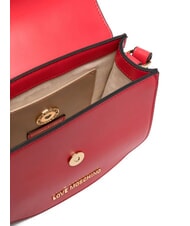 LOVE MOSCHINO LOVE CHAIN Mini-Umh&auml;ngetasche rot - Damentaschen - 4