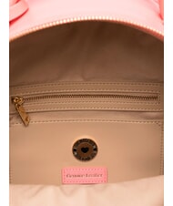 LOVE MOSCHINO LOVE EMBOSSED Rucksack mit gesticktem Logo Koralle - Damentaschen - 4