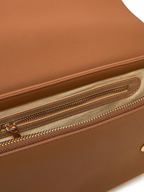 LAMINATED BOLD LOVE Umh&auml;ngetasche mit &Uuml;berschlag Kamel - Damentaschen