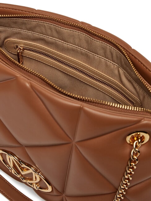 GEOMETRIC Umh&auml;ngetasche mit Kettengriffen Kamel - Damentaschen