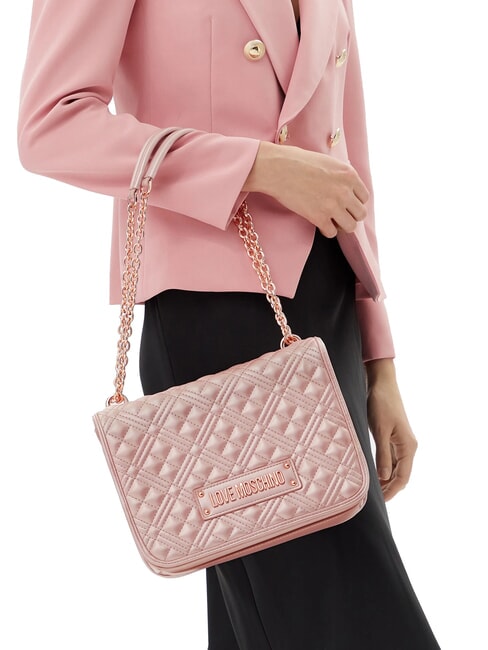 BOLD LOVE Umh&auml;ngetasche mit Kettengriffen Pulver - Damentaschen