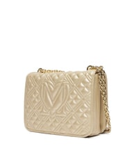 LOVE MOSCHINO BOLD LOVE Umh&auml;ngetasche mit Kettengriffen Gold - Damentaschen - 2