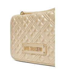 LOVE MOSCHINO BOLD LOVE Umh&auml;ngetasche mit Kettengriffen Gold - Damentaschen - 3