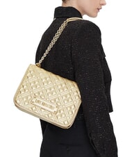 LOVE MOSCHINO BOLD LOVE Umh&auml;ngetasche mit Kettengriffen Gold - Damentaschen - 5