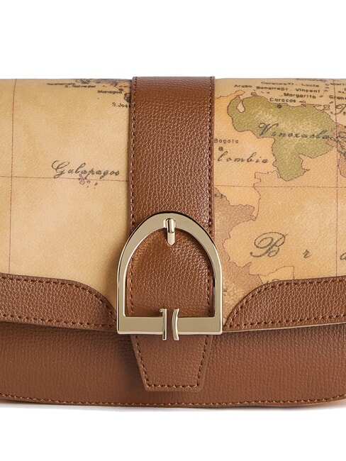 VALLEY GEO Umh&auml;ngetasche mit Schultergurt Kastanie - Damentaschen