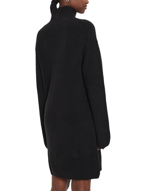 CK JEANS &Uuml;bergro&szlig;es kurzes Rollkragenkleid ck schwarz - Damenkleider