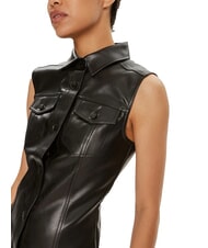 CALVIN KLEIN CK JEANS Knielanges &auml;rmelloses Kleid ck schwarz - Damenkleider - 4