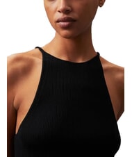 CALVIN KLEIN CK JEANS Geripptes kurzes Tankkleid ck schwarz - Damenkleider - 3