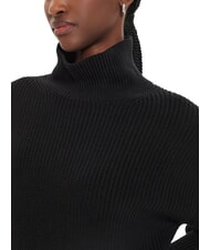 CALVIN KLEIN CK JEANS &Uuml;bergro&szlig;es kurzes Rollkragenkleid ck schwarz - Damenkleider - 3