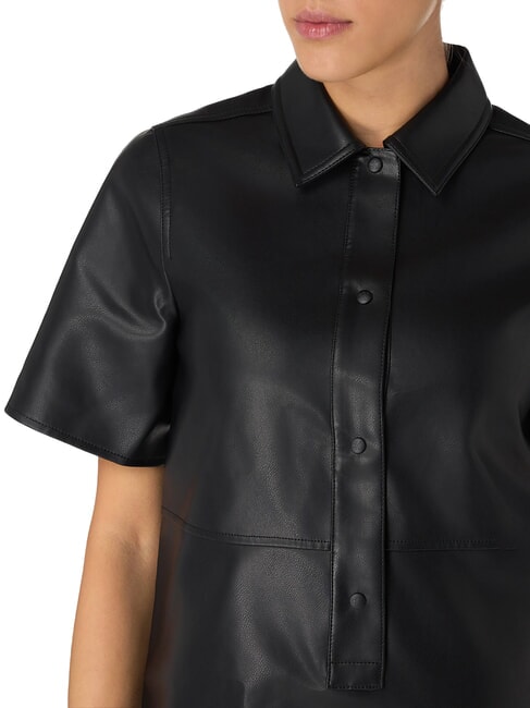 CK JEANS Kurzes Hemdblusenkleid mit Kn&ouml;pfen ck schwarz - Damenkleider