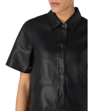 CALVIN KLEIN CK JEANS Kurzes Hemdblusenkleid mit Kn&ouml;pfen ck schwarz - Damenkleider - 3