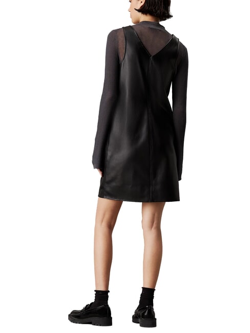 CK JEANS &Auml;rmelloses kurzes Westenkleid ck schwarz - Damenkleider