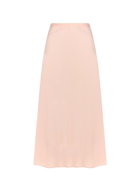 CK Gl&auml;nzender Longuette-Rock Bl&uuml;tenblatt err&ouml;ten - Damenr&ouml;cke