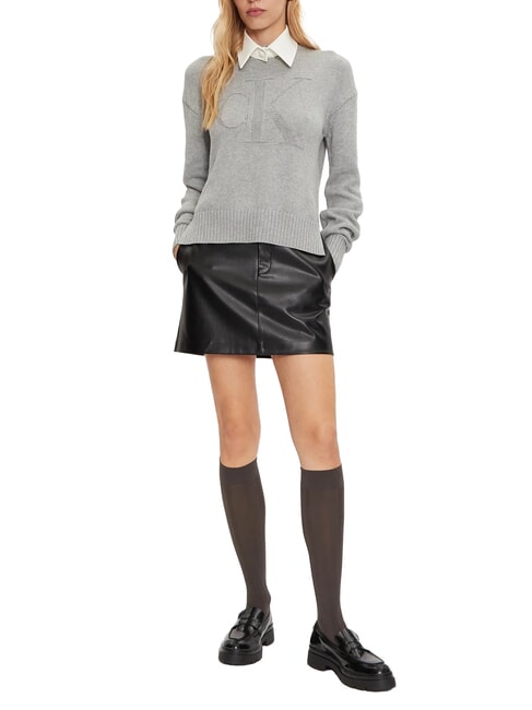 CK JEANS Weicher Minirock ck schwarz - Damenr&ouml;cke