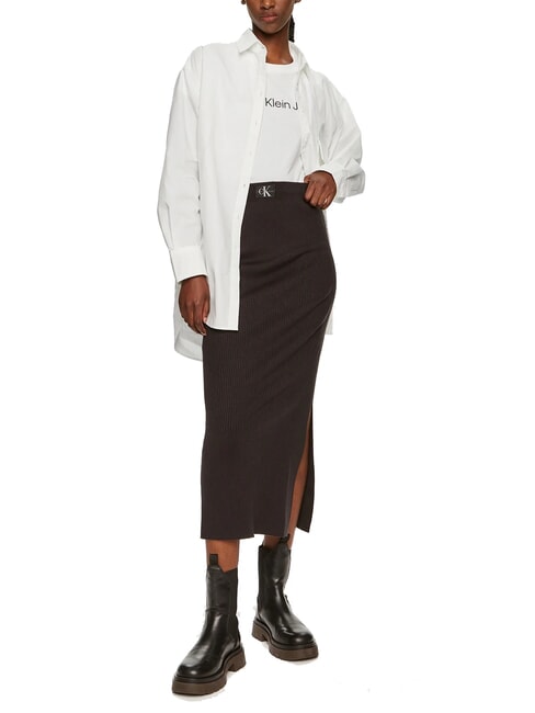 CK JEANS Stretch-Midirock ck schwarz - Damenr&ouml;cke